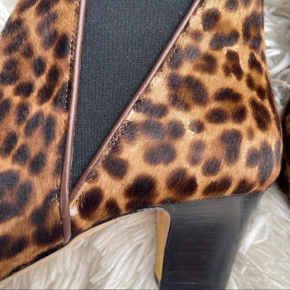 Rupert Sanderson Oscar Leopard Ankle Boots Calf Hair Size 38 - Picture 8 of 15